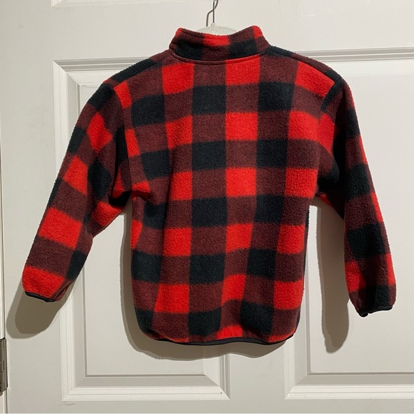 Vintage Bugle Boy Buffalo Plaid Fleece Size 5/6 - Picture 2 of 6